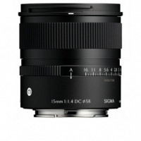SIGMA Objetivo 15MM F1.4 Dc (c) para Fuji