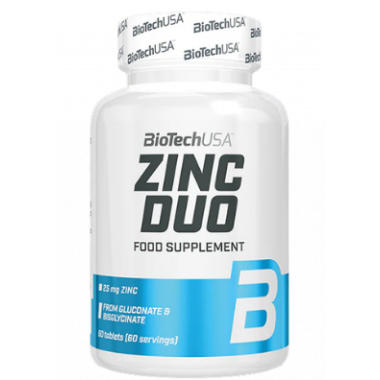 Zinc Duo Biotechusa - 60 Tabs  BEVERLY