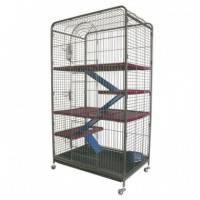 ICA Huron Jaula Cuatro Alturas 79X52X140 Cm