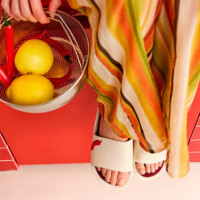 Chanclas Chilly Print Slide Navarino  HOT POTATOES