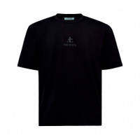 Camiseta de Algodón con Detalles Termosellados  PREMIATA