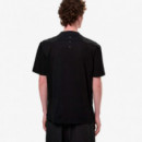 Camiseta de algodón con detalles termosellados