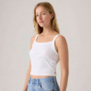 Camiseta sin mangas acanalada deportiva esencial