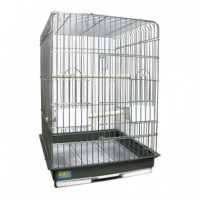 ICA Loro Jaula Cromada Rex 67X47X47 Cm