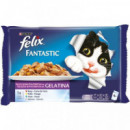 FELIX Gato Adulto Fantastic Seleccion Favorita 4X85 Gr