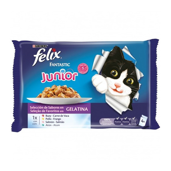FELIX Gato Junior Grill Gelatina 85 Gr