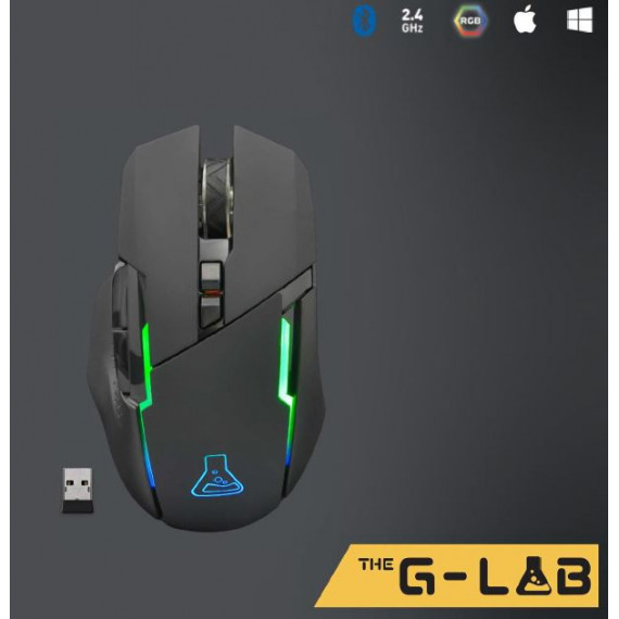 Raton Gaming THE G-LAB Kult Caesium Inalambrico 2.4 Ghz - BLUETOOTH