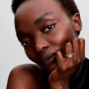 Anillo Halo Transparente Cuadrado Brillante 163555C01