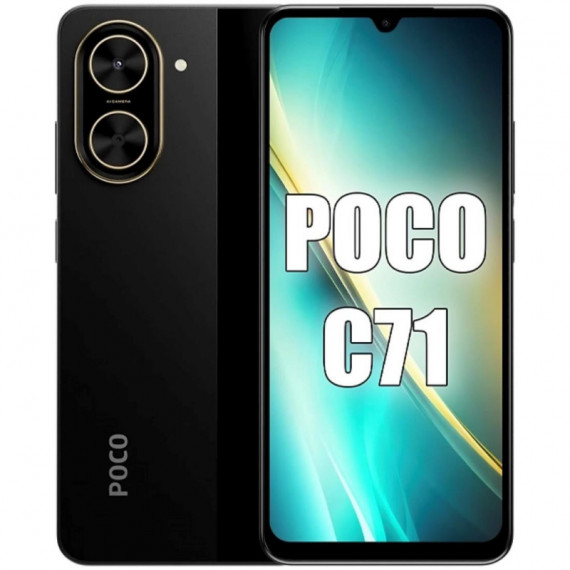 XIAOMI Poco C71 6.88" 4GB 128GB 32MP (incl. Cargador) Negro