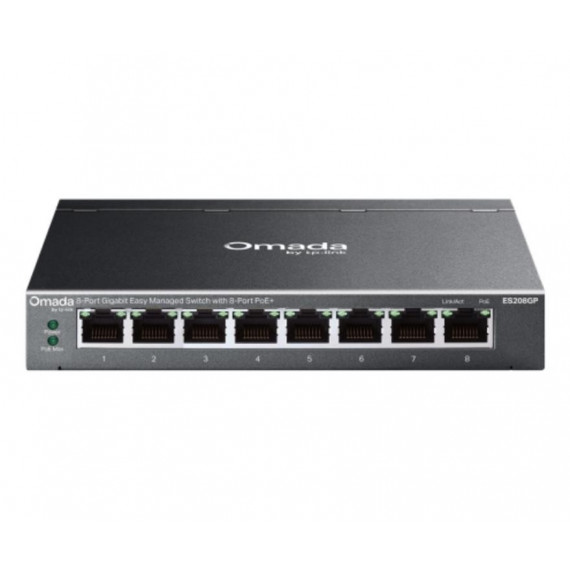 Switch TP-LINK Omada ES208GP Gestionado 8 Puertos Gigabit Ethernet Poe+