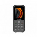 Teléfono Móvil Rugerizado HAMMER 6 Lte (2.4", 2 Mp, 4G, Dual Sim, IP68, 2500 Mah) Negro-naranja