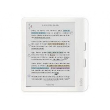 eBook Kobo Libra 7" E-Ink Kaleido Color 32GB WiFi 5 Bluetooth USB-C Blanco (N428-KU-WH-K-CK)
