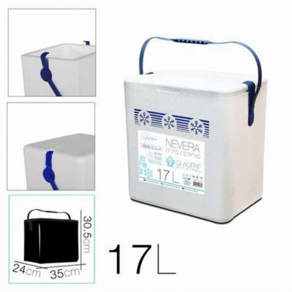 Nevera de Poliestireno Urban Living 17 Litros con Asas