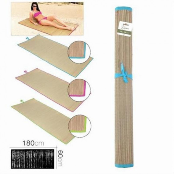 Esterilla de Playa Ribete Surtido 60X180 Cm