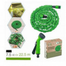 Manguera de Riego Extensible con Pistola Multifunción, 7.5 a 22.5 Metros