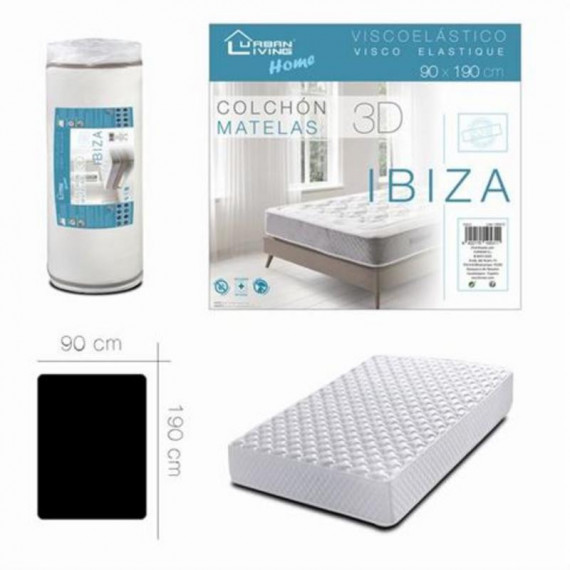 Colchón Viscoelástico Ibiza URBAN LIVING 90X190 Cm