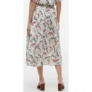 TOMMY HILFIGER - Ess Linen Flare MIDI Skirt - 0F6 - F|WW0WW50753/0F6