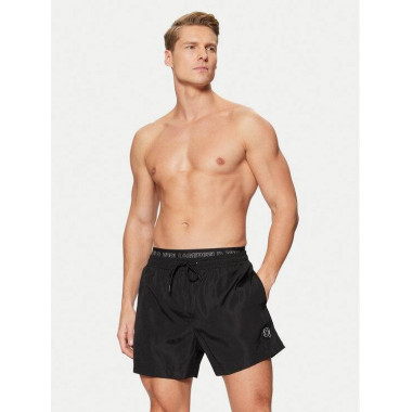 Ikon Elastic Boardshorts Black  KARL LAGERFELD