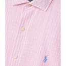WOVEN-SPORT SHIRT-SHIRT PINK