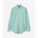 WOVEN-SPORT SHIRT-SHIRT GREEN