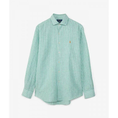 WOVEN-SPORT SHIRT-SHIRT GREEN