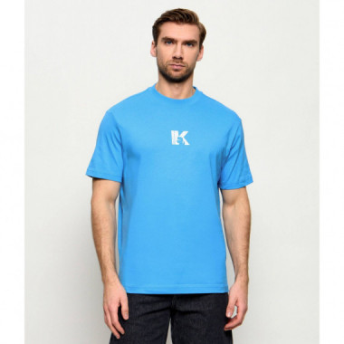 KLJ REG SS K-LOGO TEE AZURE BLUE