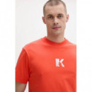 KLJ REG SS K-LOGO TEE GRENADINE