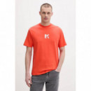 KLJ REG SS K-LOGO TEE GRENADINE