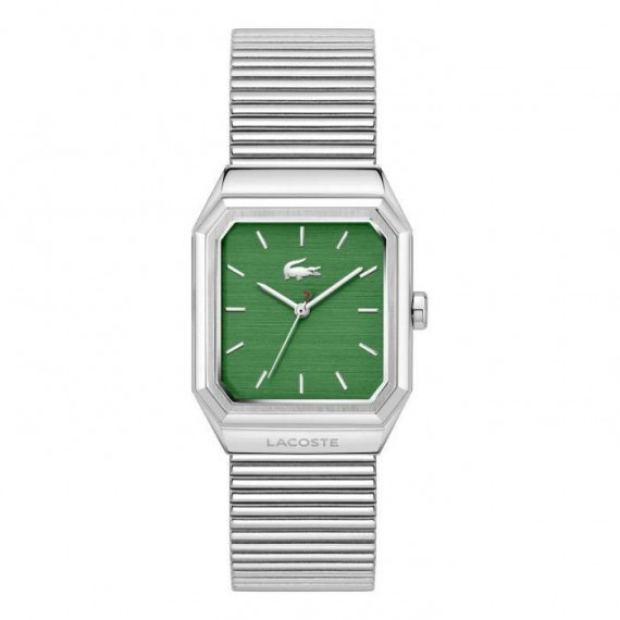 Reloj Rene Plateado E/verde  BOSS