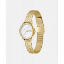 RELOJ MINI COCODRELLE DORADO