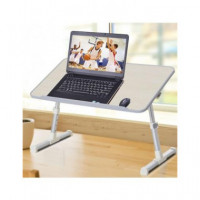 Bm Soporte Tipo Mesa para Ordenador Portatil 52X30 Adaptable a Cama,sofa con Ventilador 5W BN1043  LALO