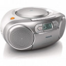 Reproductor de CD Cassette Radio Fm PHILIPS Boombox AZ127/12