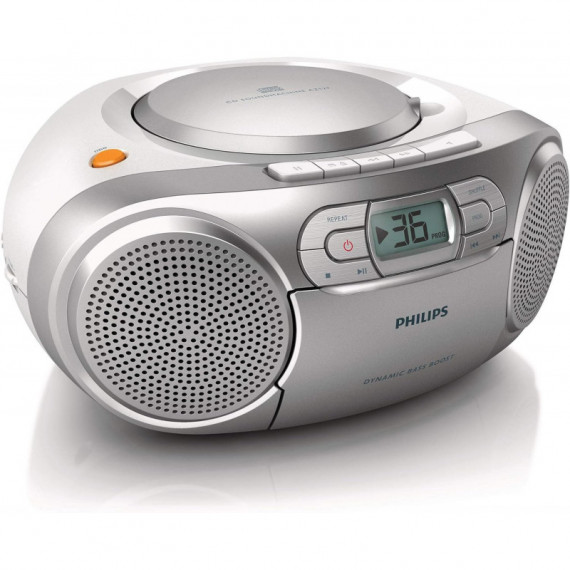 Reproductor de CD Cassette Radio Fm PHILIPS Boombox AZ127/12