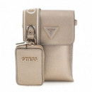 Guess Bolso Latona Plateado HWBG92 11810-PEW