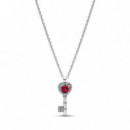PANDORA Callar en Plata de Ley con Llave de Corazón 394392C01
