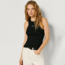 PEPE JEANS Camiseta sin Mangas de Cuello Redondo PL506035-999