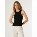 PEPE JEANS Camiseta sin Mangas de Cuello Redondo PL506035-999