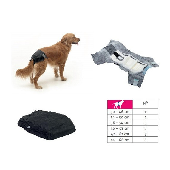 SAVIC Perro Pañal Confort Nappy Talla 4 40-58 Cm