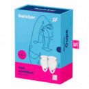 Copas Menstruales Feel Confident - 15 y 20 Ml  SATISFYER