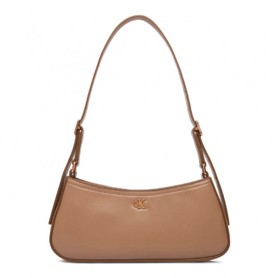 Bolso de hombro con herraje con logo monograma