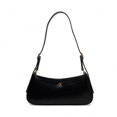 Bolso de hombro peque&ntilde;o con logo monograma