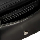 Minibolso acolchado con logotipo de emblema