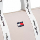 Bolso tote Essential con inscripción