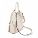 Bolso hobo efecto piel asa trenzada y lazada