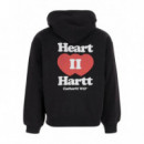 CARHARTT - Hooded Heart II Hartt Sweat Jacket - 89XX - I035176/89XX