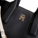 Bolso tote Essential con logo metalizado