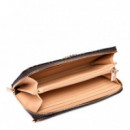 CARTERA CARRIE LOGO  ZIP AROUND