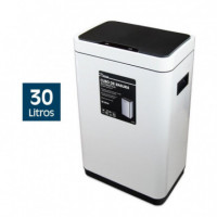 Papelera de Cocina Automatica 30 Litros Blanco BENOTTI