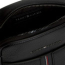 Bolso reporter de piel granulada