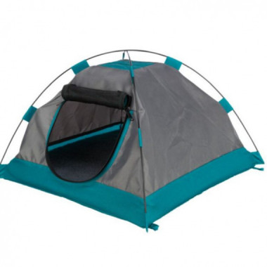 TRIXIE Tienda de Campa&ntilde;a Gris y Azul 80X63X65 Cm